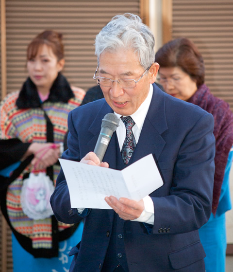 漕代地区（早馬瀬町・稲木町）行灯点灯式