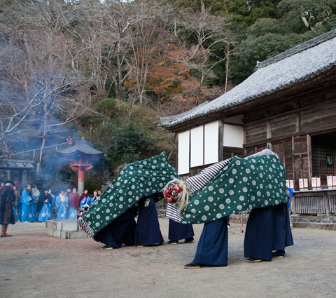 丹生の里行灯点灯式