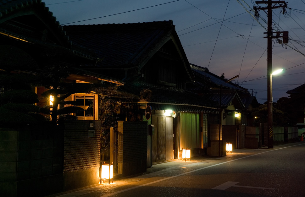 明和町竹川 川柳・俳句行灯点灯式