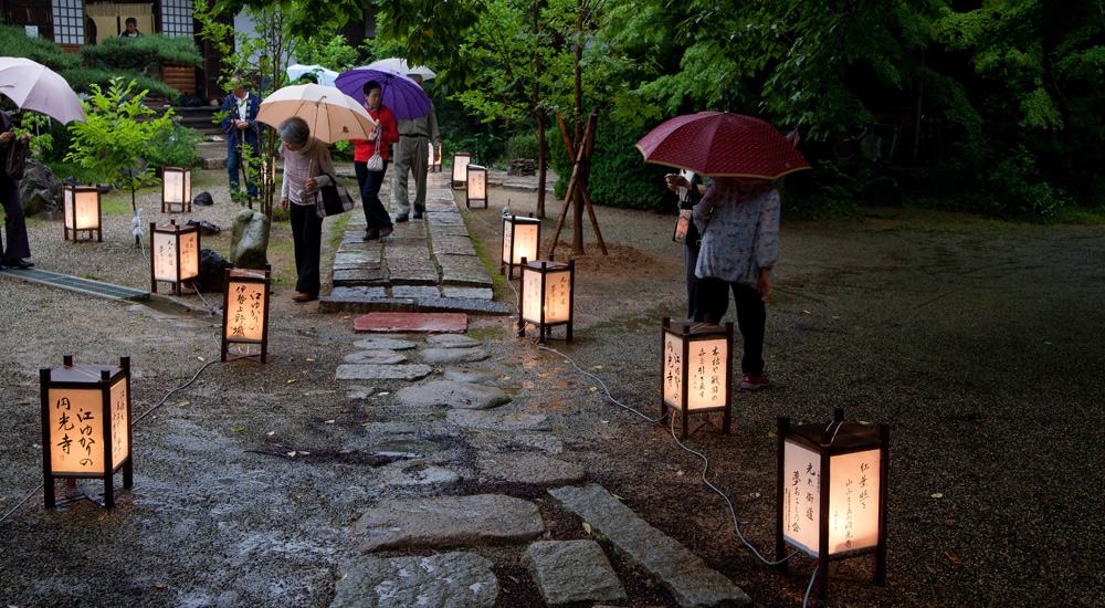 円光寺 行灯点灯
