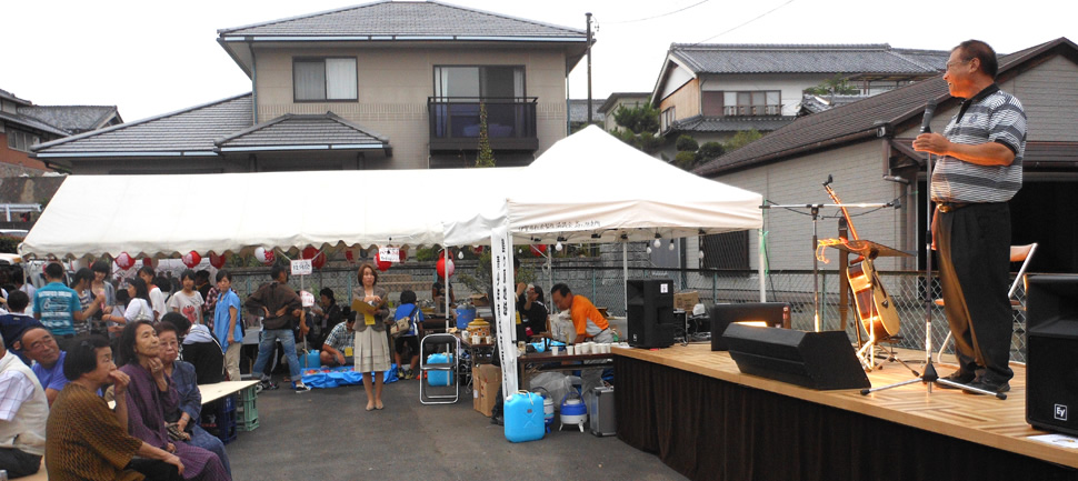賀市島ヶ原(大和街道)竹灯の宴