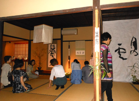 第10回しまがはら竹灯の宴　行灯点灯式