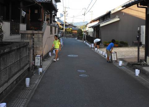 第10回しまがはら竹灯の宴　行灯点灯式