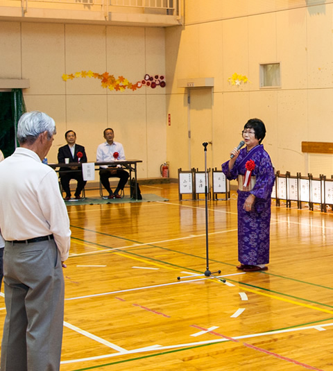 伊勢市・熊野街道（上地町）行灯点灯式