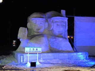 釧路の氷まつり、さっぽろ雪まつりに参加された一部の作品