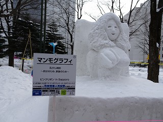 釧路の氷まつり、さっぽろ雪まつりに参加された一部の作品
