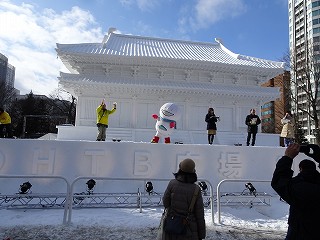 釧路の氷まつり、さっぽろ雪まつりに参加された一部の作品