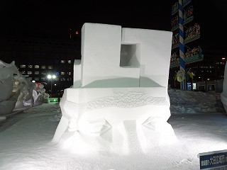 釧路の氷まつり、さっぽろ雪まつりに参加された一部の作品