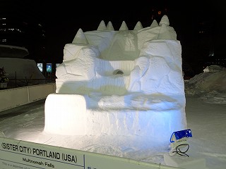 釧路の氷まつり、さっぽろ雪まつりに参加された一部の作品