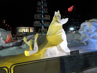 釧路の氷まつり、さっぽろ雪まつりに参加された一部の作品