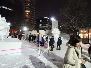 釧路の氷まつり、さっぽろ雪まつりに参加された一部の作品