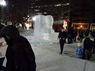 釧路の氷まつり、さっぽろ雪まつりに参加された一部の作品