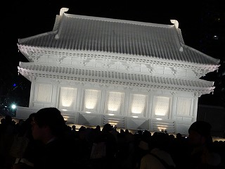 釧路の氷まつり、さっぽろ雪まつりに参加された一部の作品