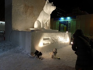 釧路の氷まつり、さっぽろ雪まつりに参加された一部の作品