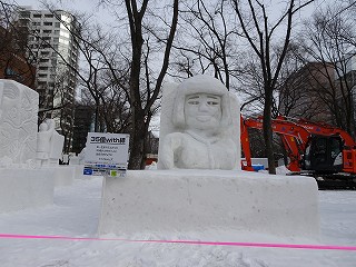 釧路の氷まつり、さっぽろ雪まつりに参加された一部の作品