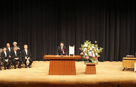 松阪市民文化会館、光れ街道夢おこしの会発会式開催