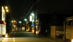 明和町竹川点灯式