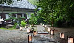 円光寺行灯点灯
